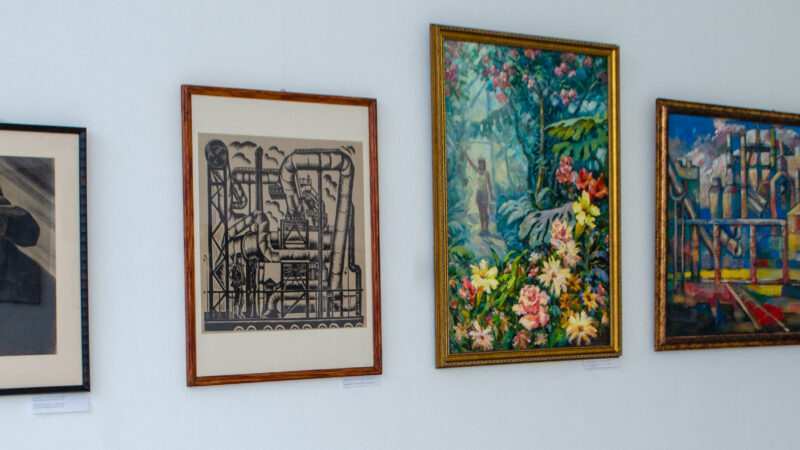 Выставка картин  «Темиртау-промышленный город»