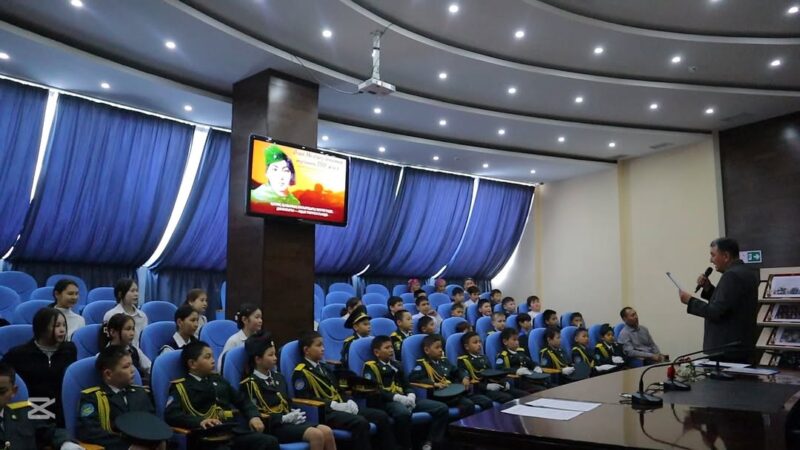 В Центре прошел открытый музейный урок «Қазақтың қайсар батыр қызы»