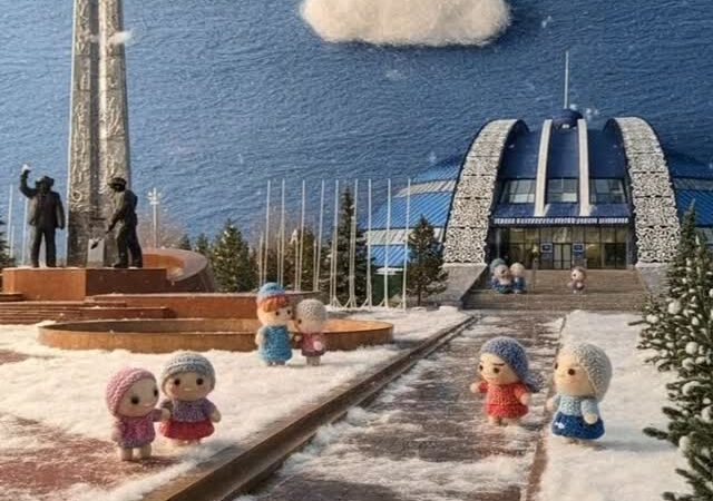 Тұңғыш Президенттің тарихи-мәдени орталығы тоқыма стилінде